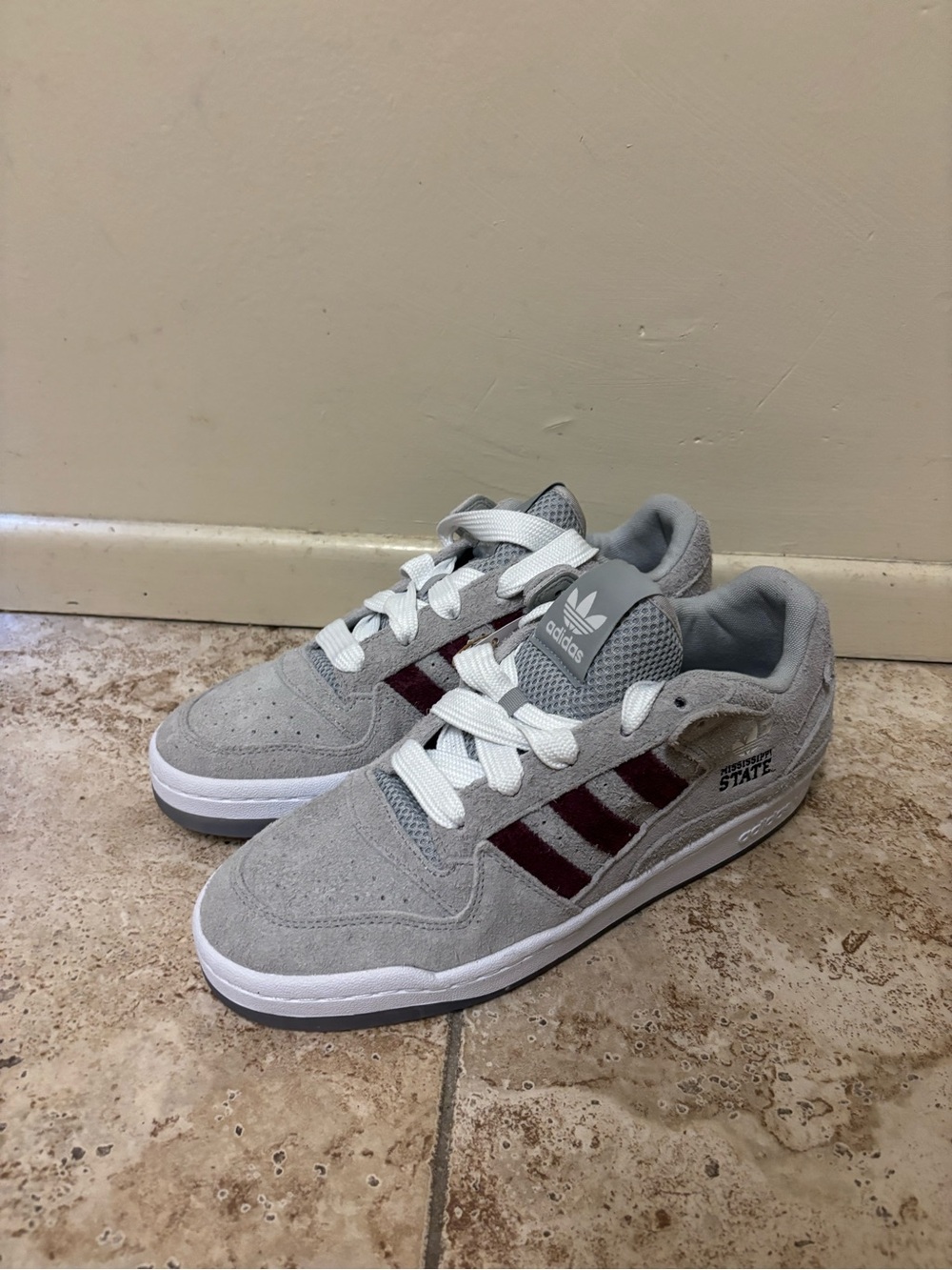 NCAA x Adidas Forum Low Mississippi State 2025 HQ7475 Shoes US Men’s 11.5 New